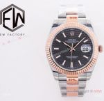 Swiss Grade Copy Rolex Datejust II Swiss 3235 Two Tone Rose Gold Rhodium Grey Watch 41mm